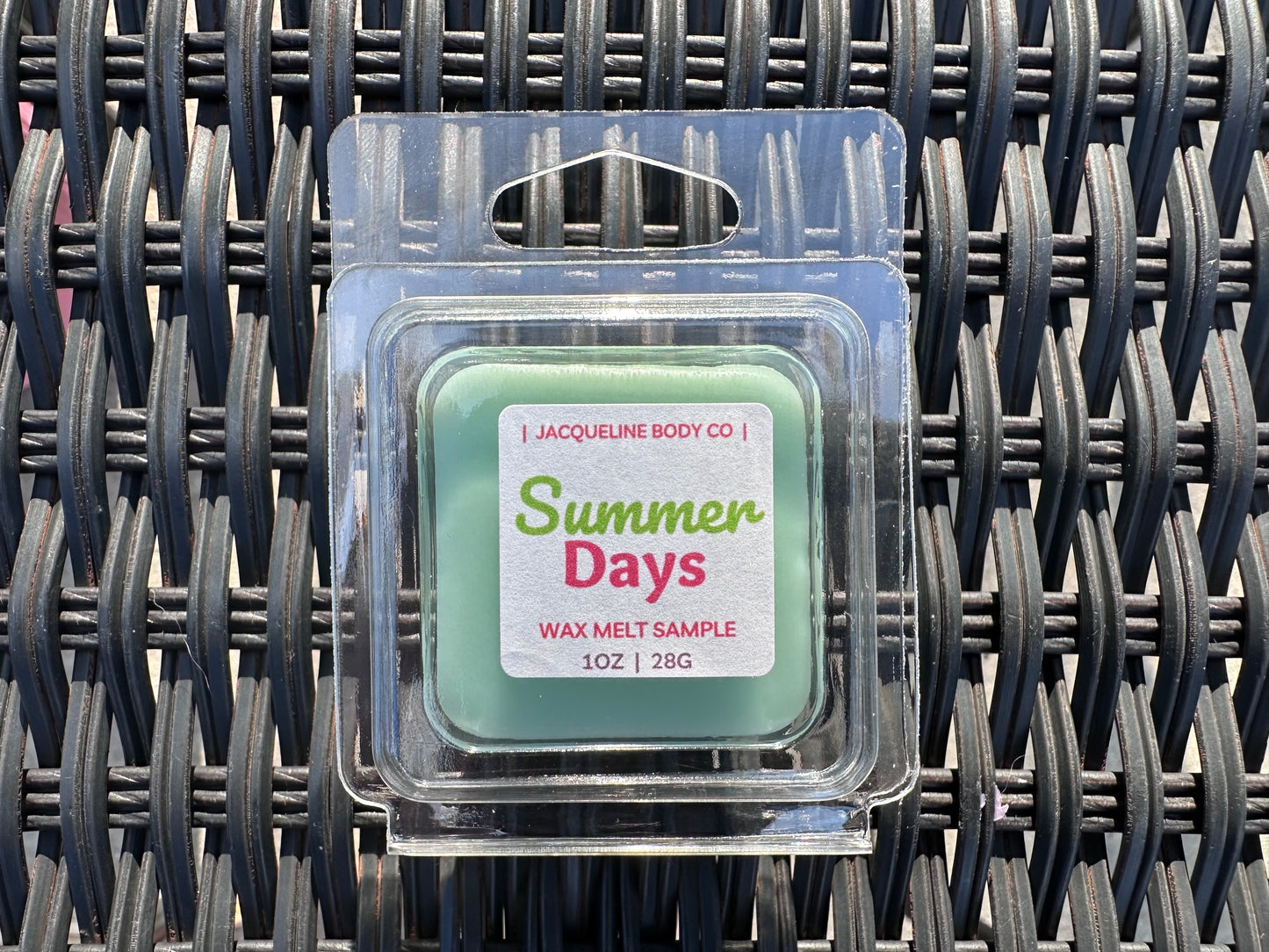 Summer Days Wax Melt Sample