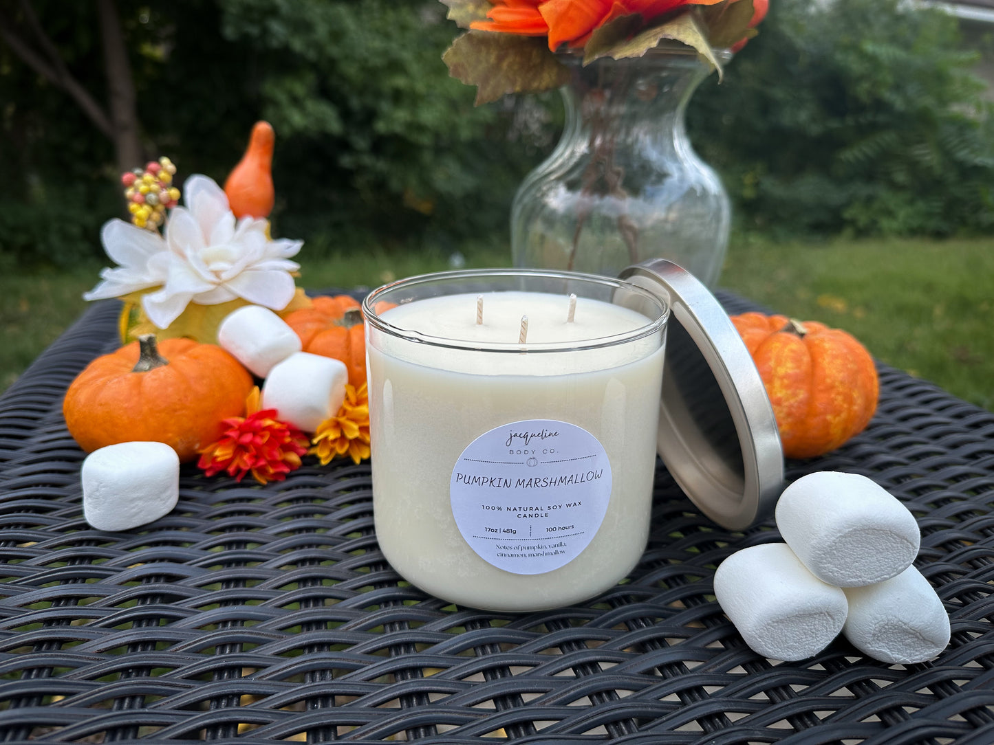 Vanilla Pumpkin Marshmallow Double Wick