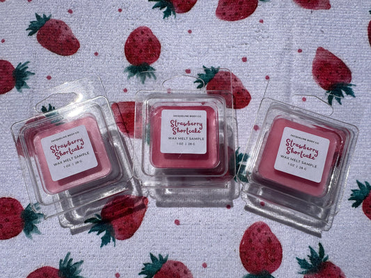 Strawberry Shortcake Wax Melt Sample