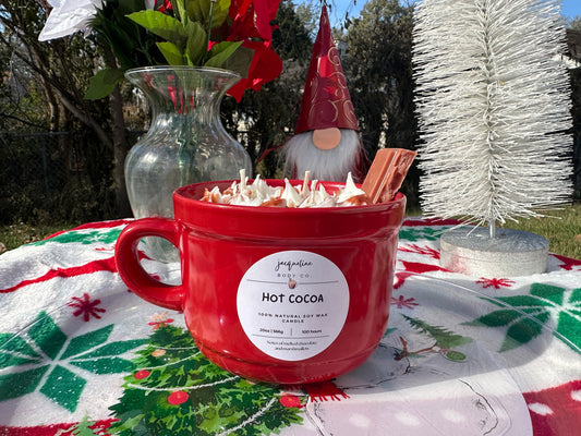 Hot Cocoa Mug Candle