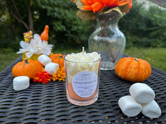 Vanilla Pumpkin Marshmallow Whipped Candle