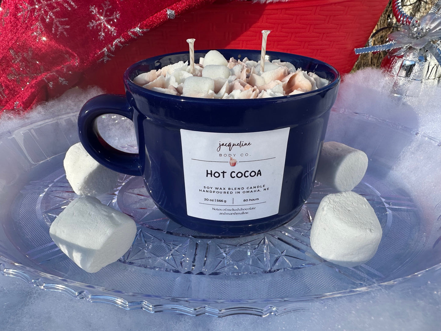 Hot Cocoa Mug Candle