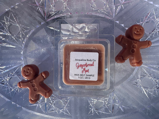 Gingerbread Man Wax Melt Sample